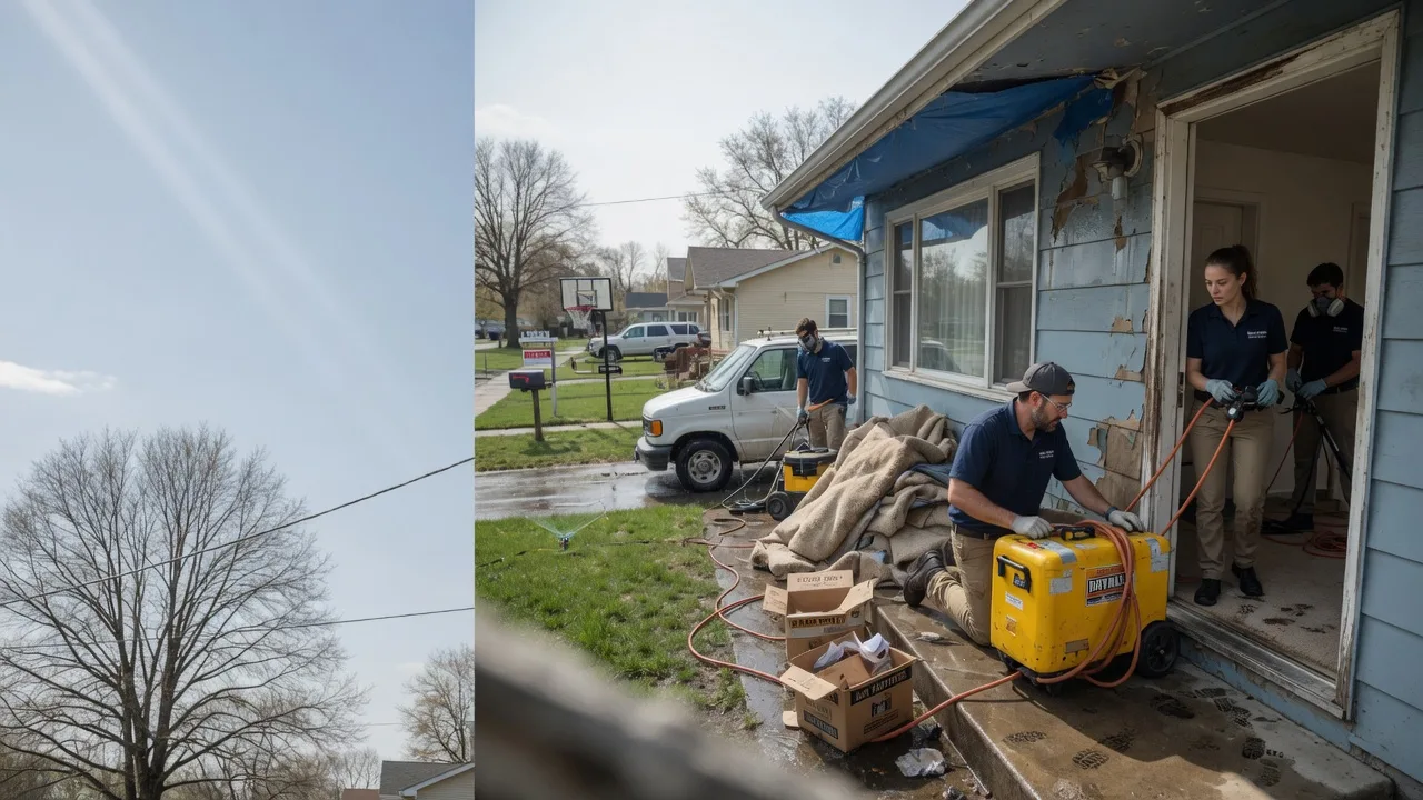 Basement Flood Cleanup in Galva, KS near me